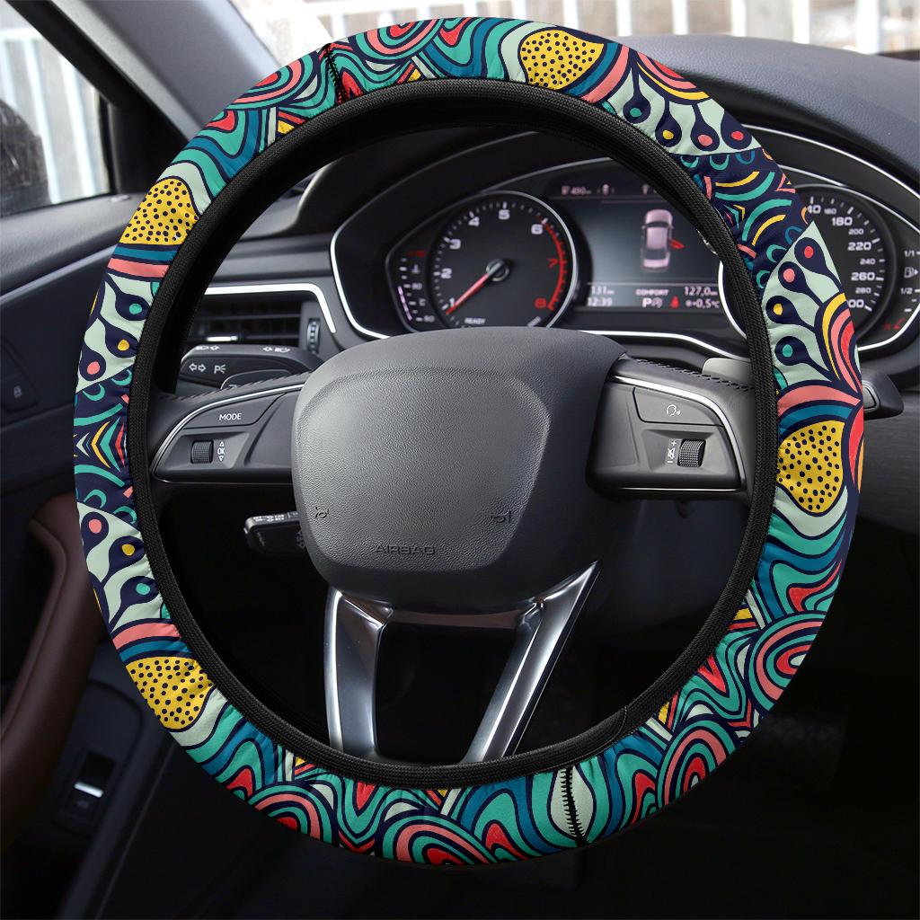 Shapes Steering Wheel Cover
