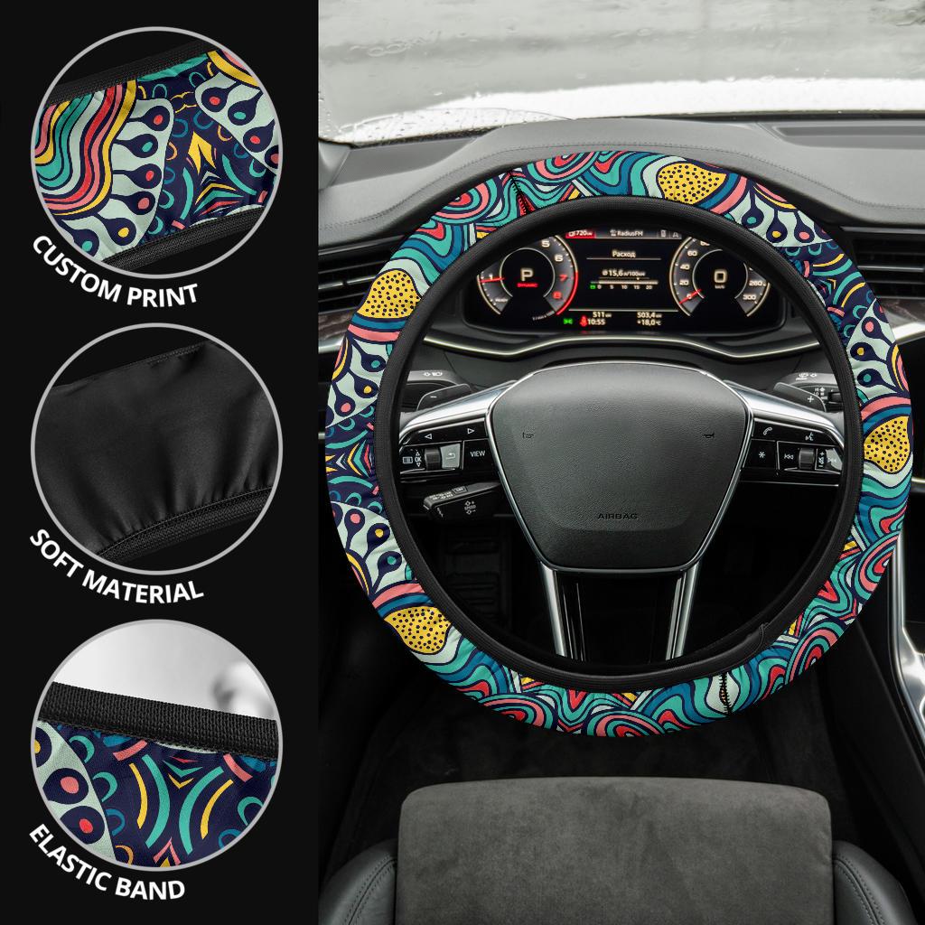 Shapes Steering Wheel Cover