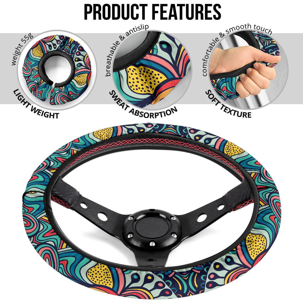 Shapes Steering Wheel Cover