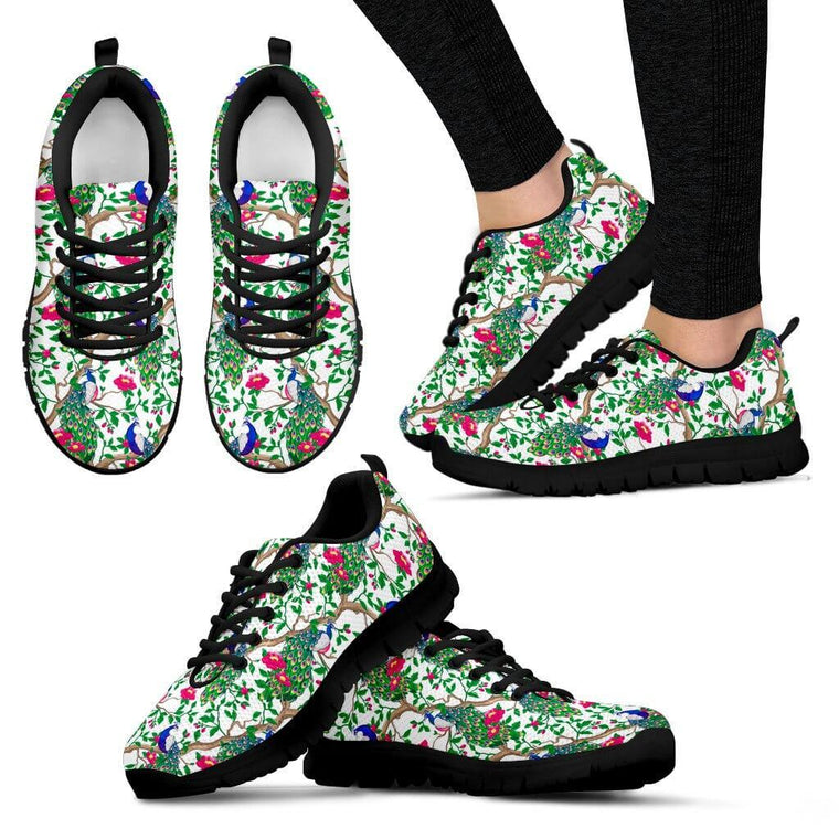 Shoes - Beautiful Peacock Sneakers