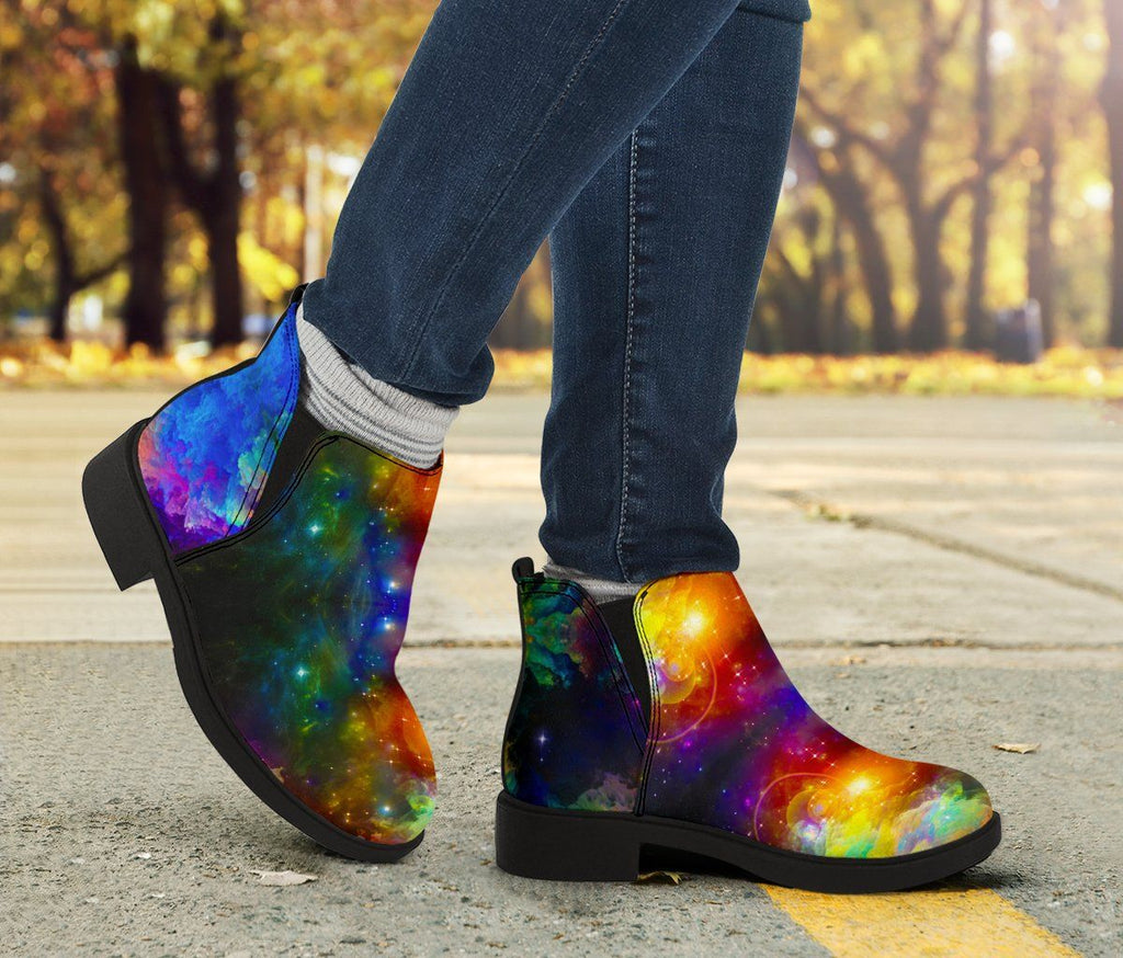 Colorful Galaxy Fashion Boots