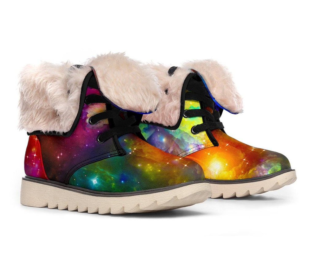 Colorful Galaxy Polar Boots