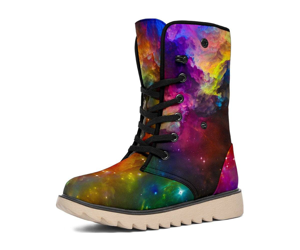 Colorful Galaxy Polar Boots