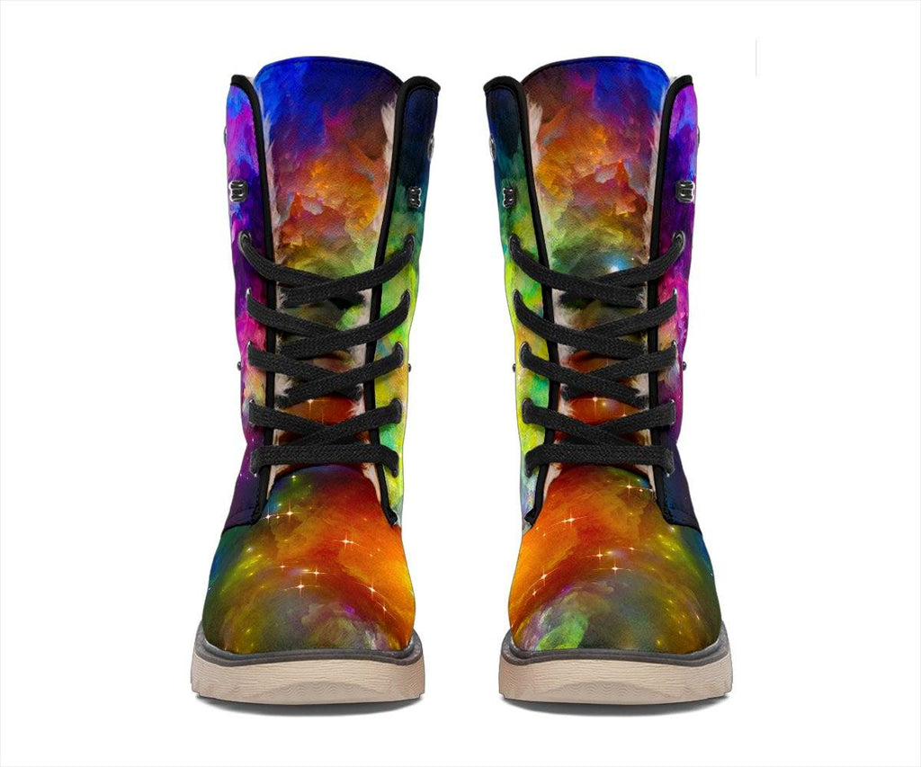 Colorful Galaxy Polar Boots