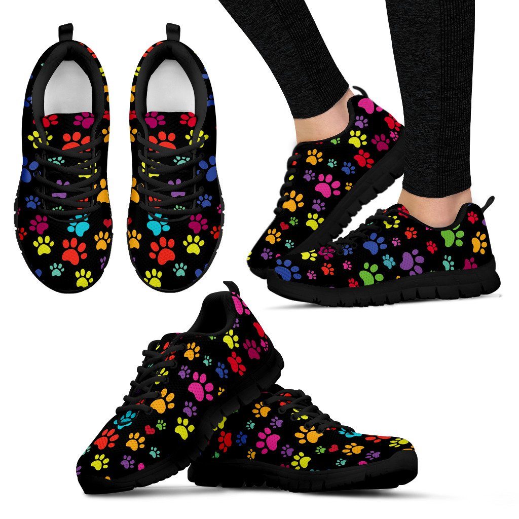 Shoes - Colorful Paws Sneakers