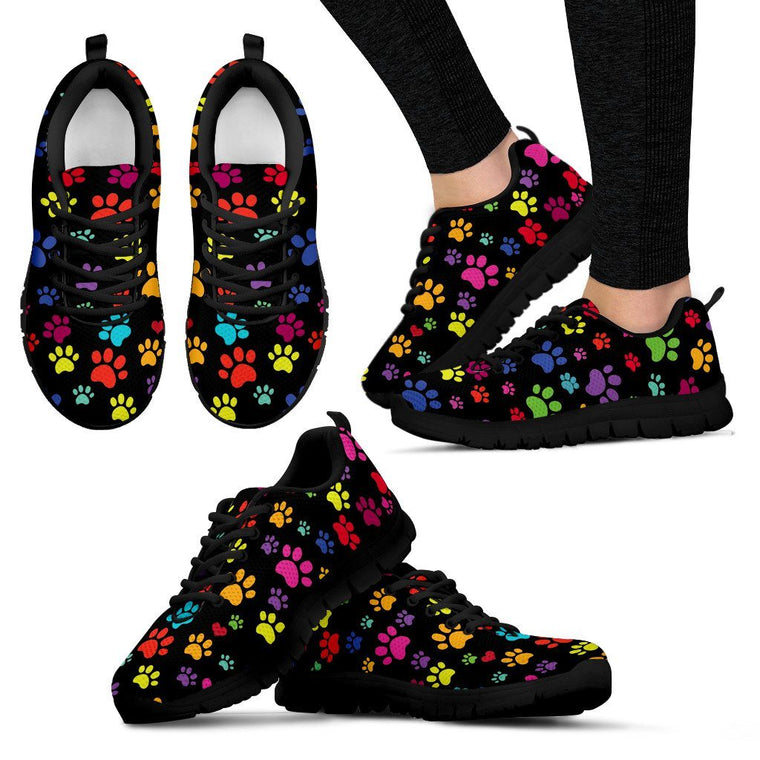 Shoes - Colorful Paws Sneakers
