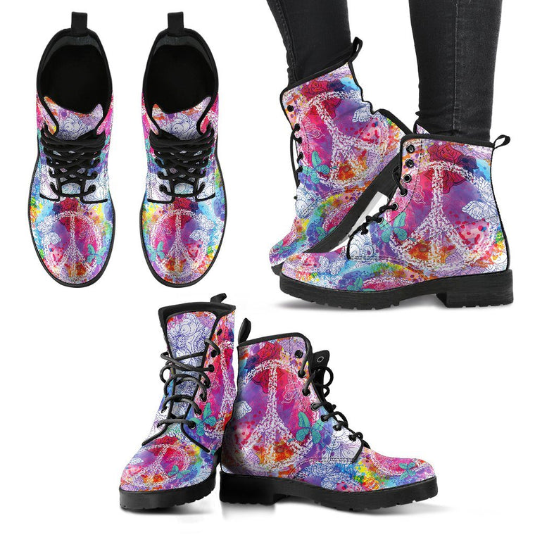 Shoes - Colorful Peace Boots