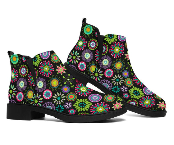 Happy Flowers Fashion Boots