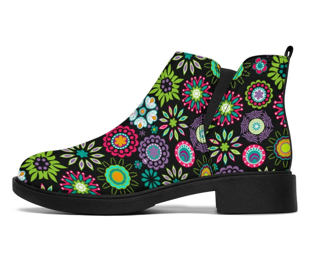 Happy Flowers Fashion Boots