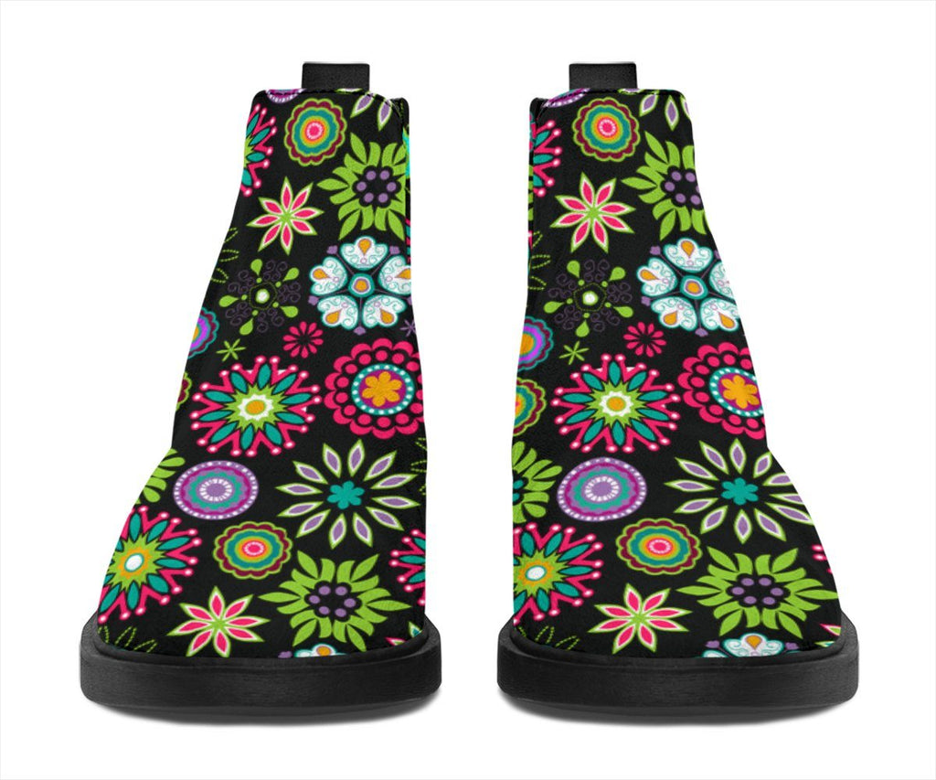 Happy Flowers Fashion Boots