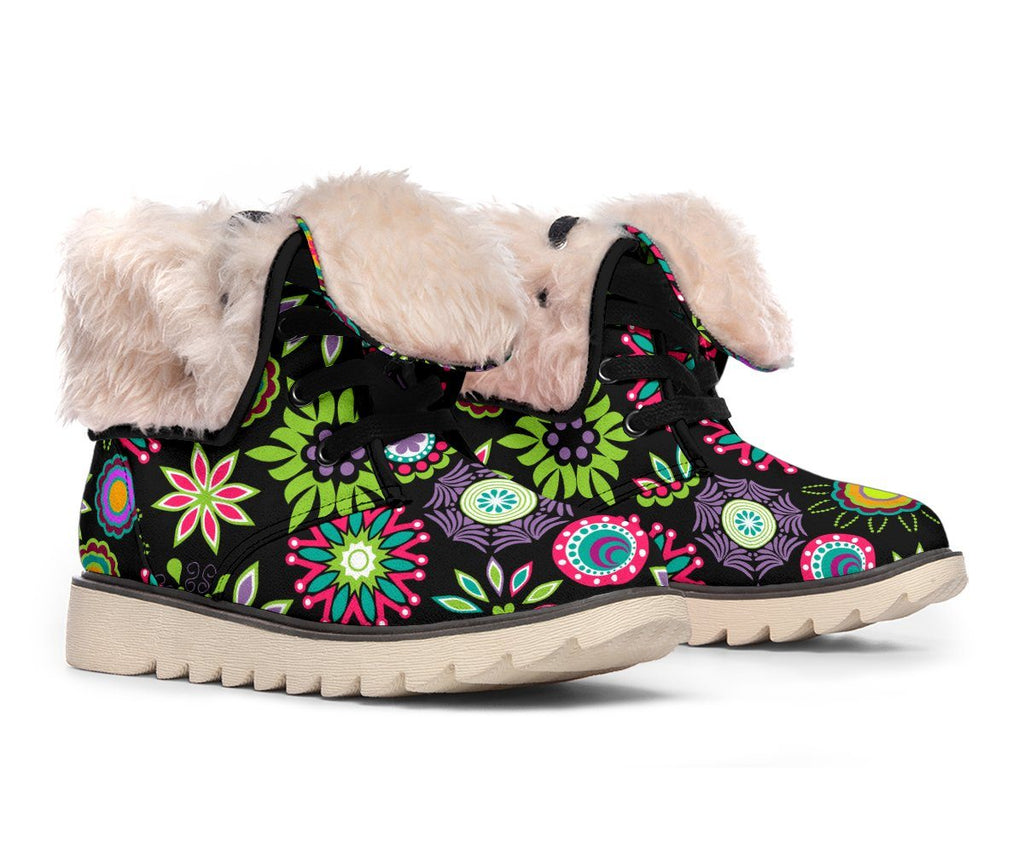 Happy Flowers Polar Boots