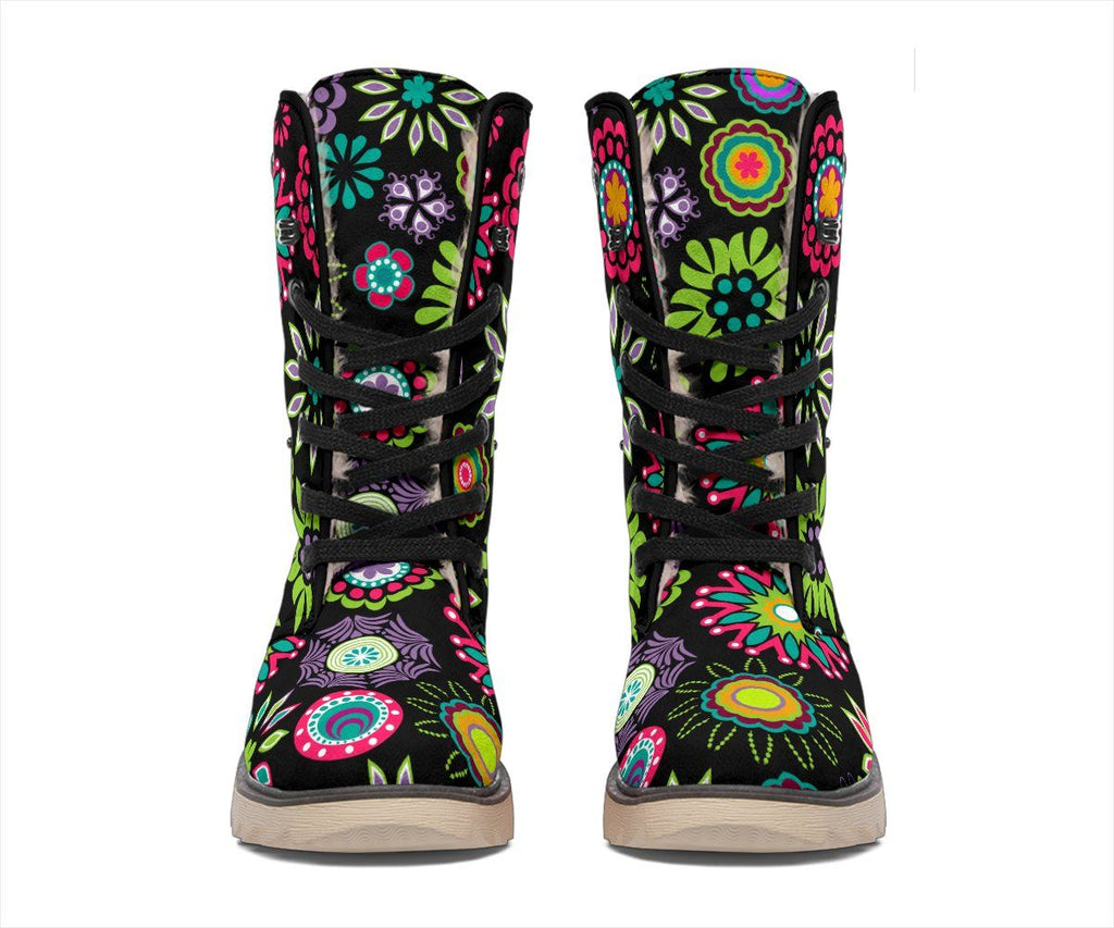 Happy Flowers Polar Boots