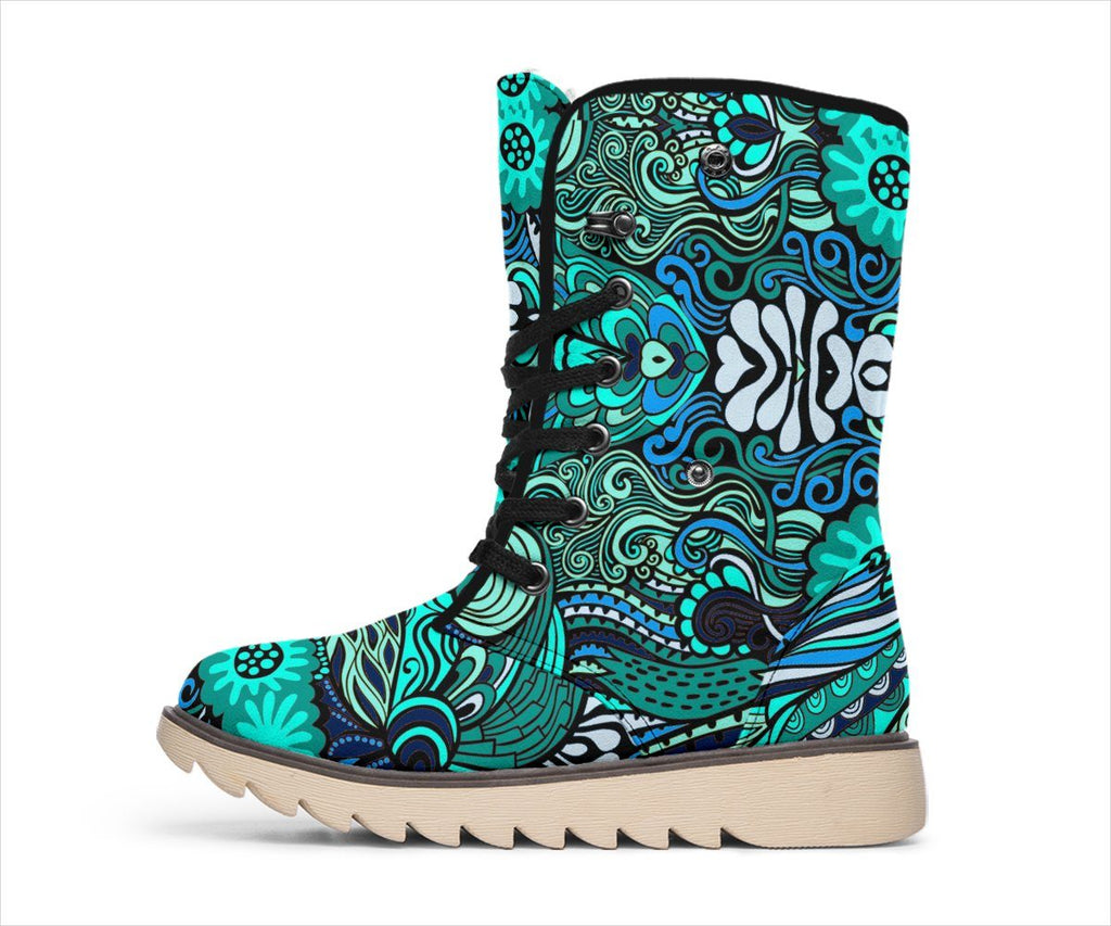 Happy Ocean Polar Boots