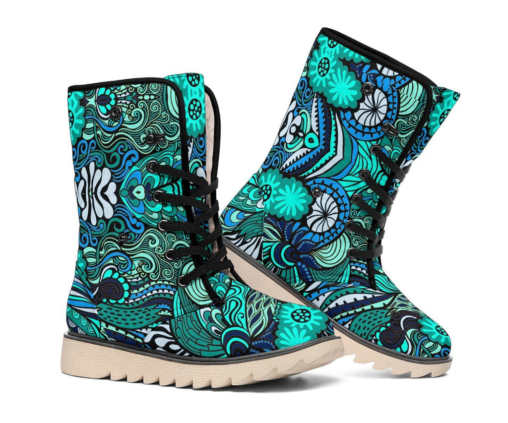 Happy Ocean Polar Boots