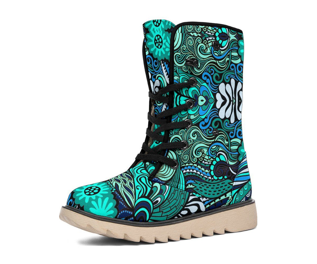 Happy Ocean Polar Boots