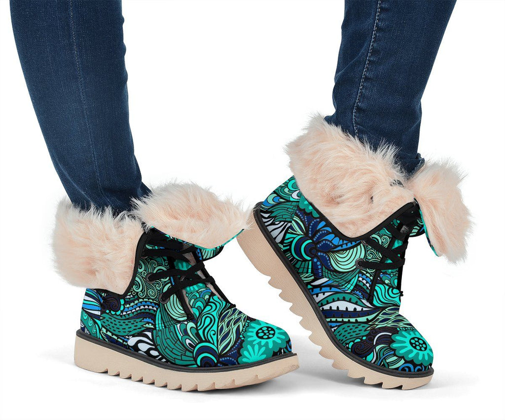 Happy Ocean Polar Boots