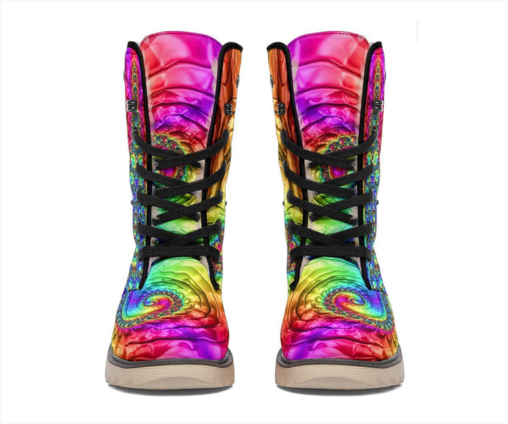 Happy Rainbow Polar Boots
