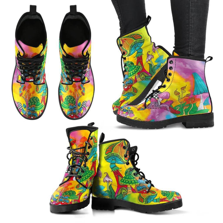 Shoes - Magic Mushroom Women's Boots