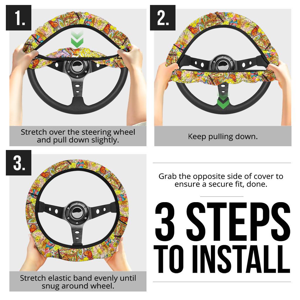 Spring Steering Wheel Cover