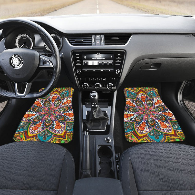 Star Mandala Car Floor Mats