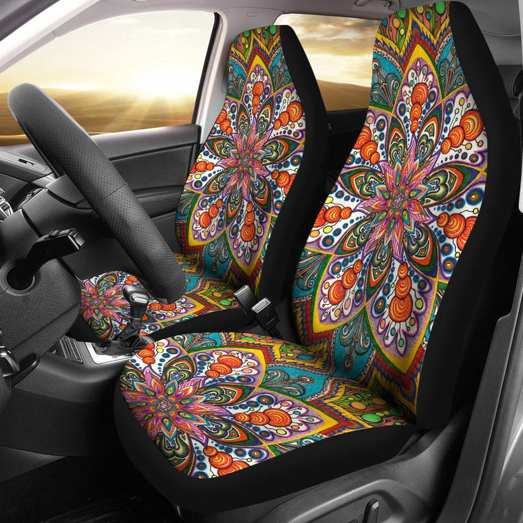 Star Mandala Car Seat Covers