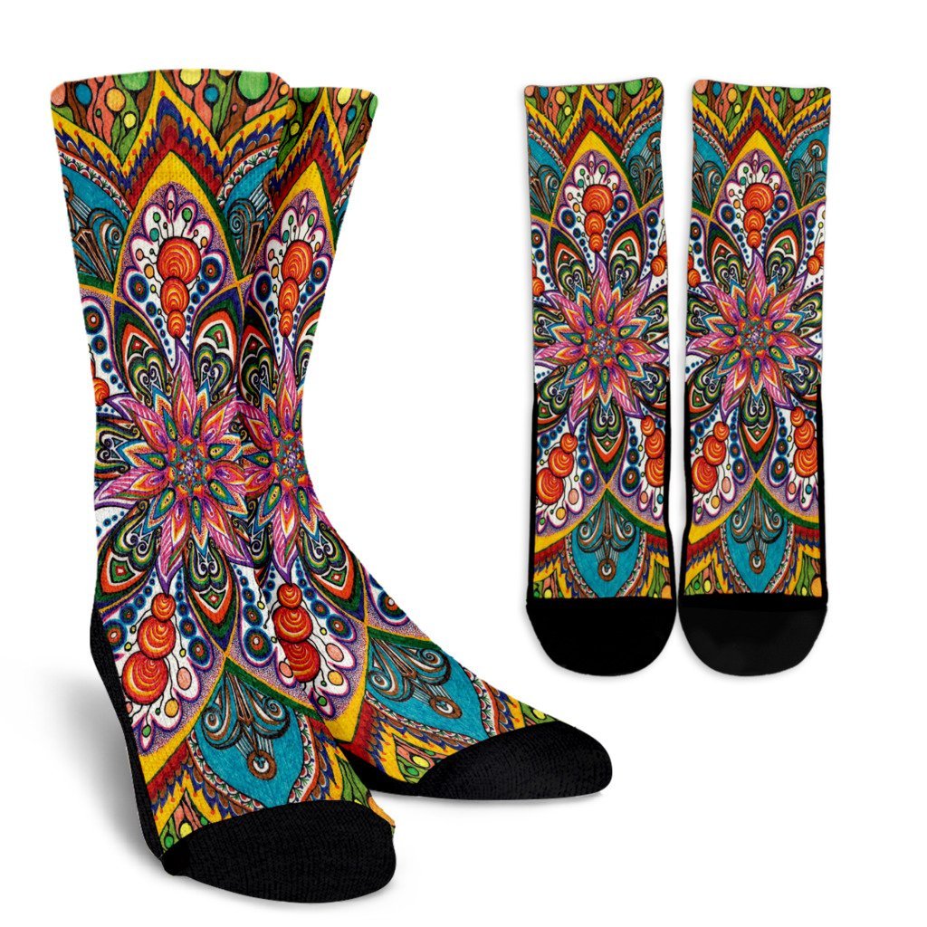 Star Mandala Socks