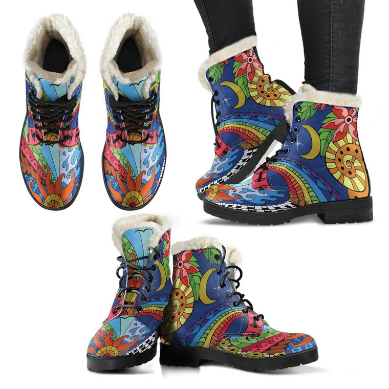 Sun And Moon Winter Boots