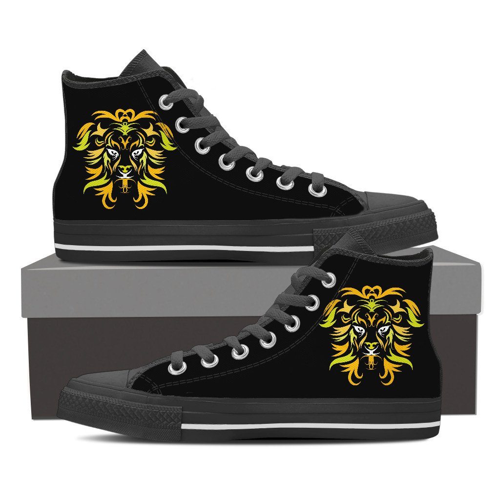 The Lion Men's High Top Shoes