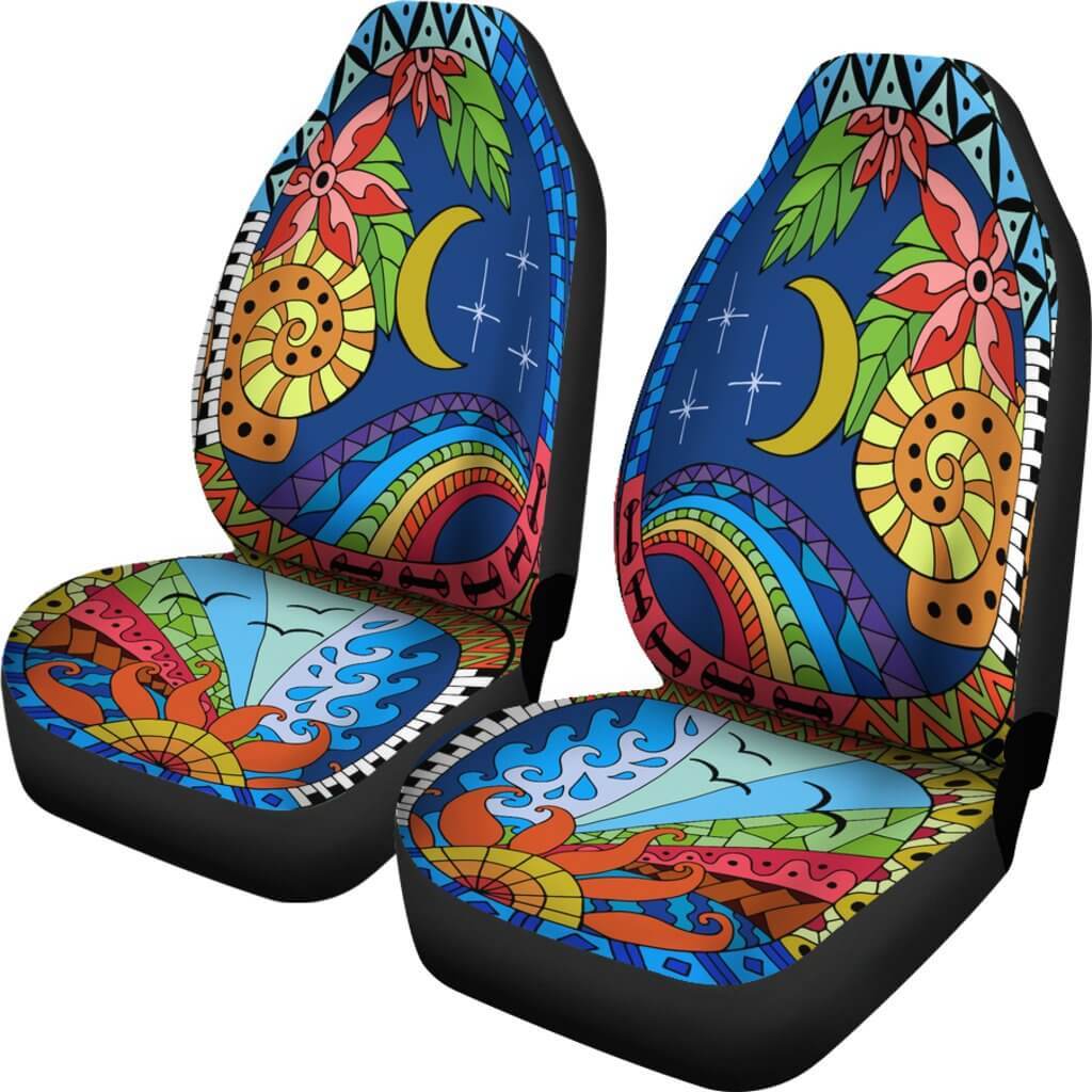 The Sun And The Moon Car Seat Covers