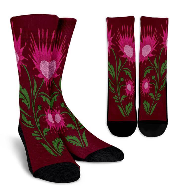 Time Flowers Socks