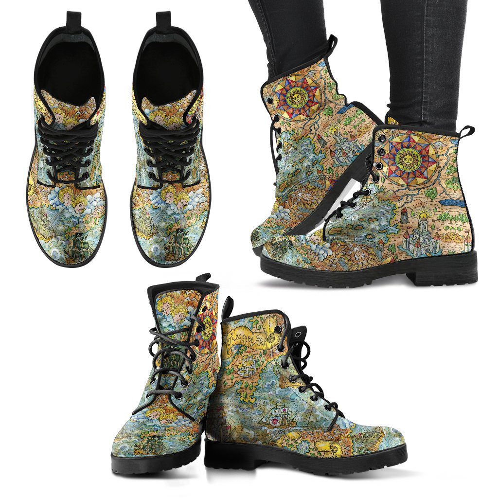 Treasure Map Boots