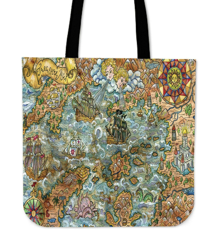 Treasure Map Tote
