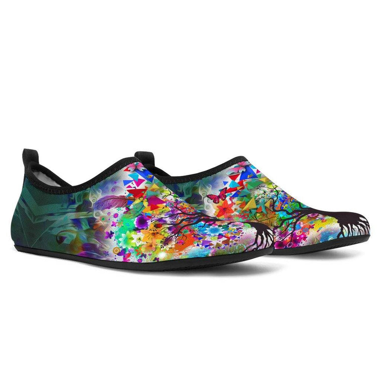 Tree Of Life Aqua Shoes