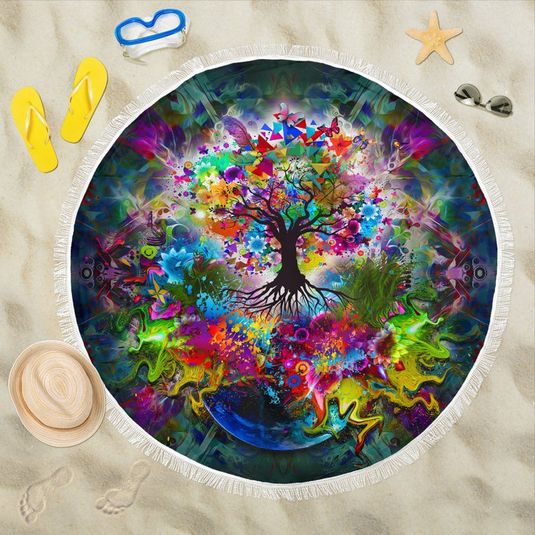 Tree Of Life Beach Blanket