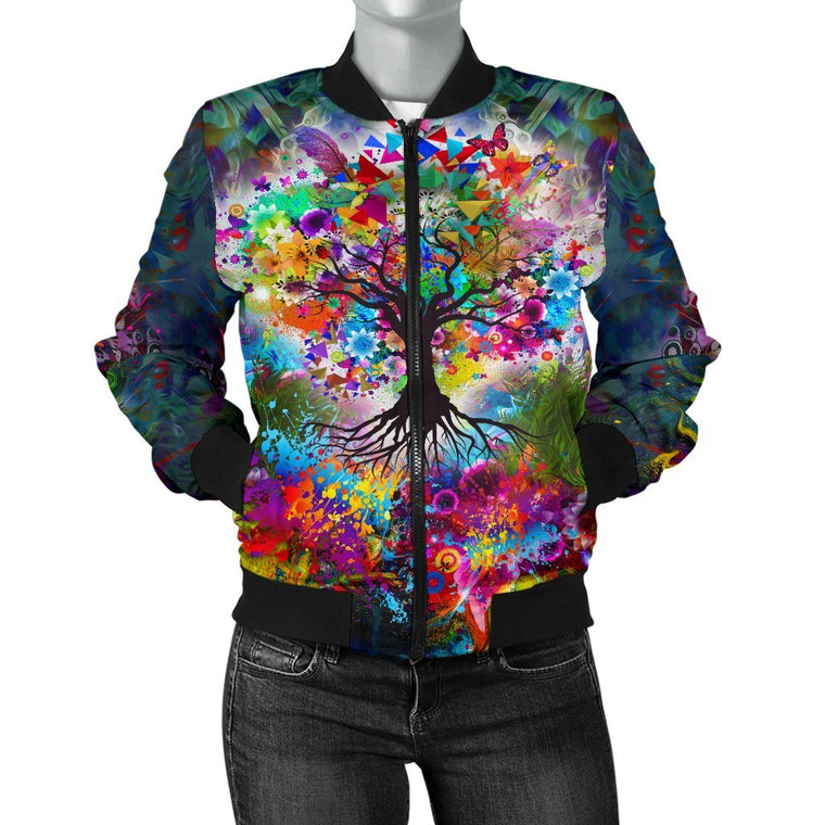 Tree Of Life Bomber Jacket