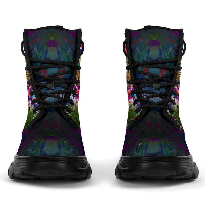 Tree Of Life Chunky Boots