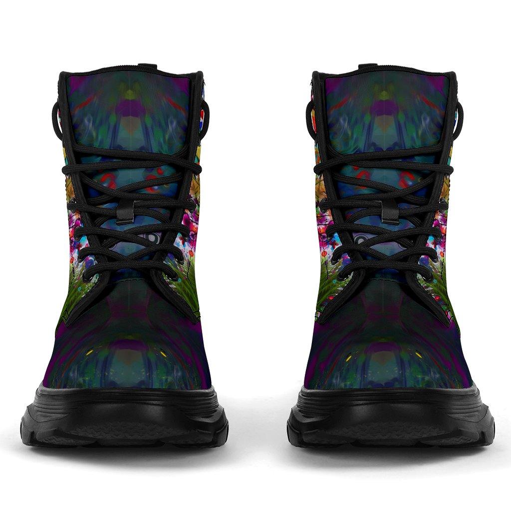Tree Of Life Chunky Boots