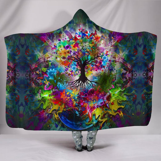 Tree Of Life Hooded Blanket