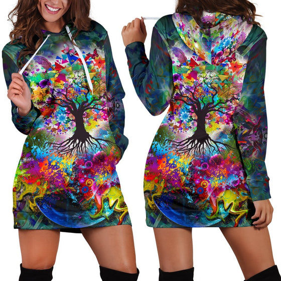 Tree Of Life Hoodie Dress