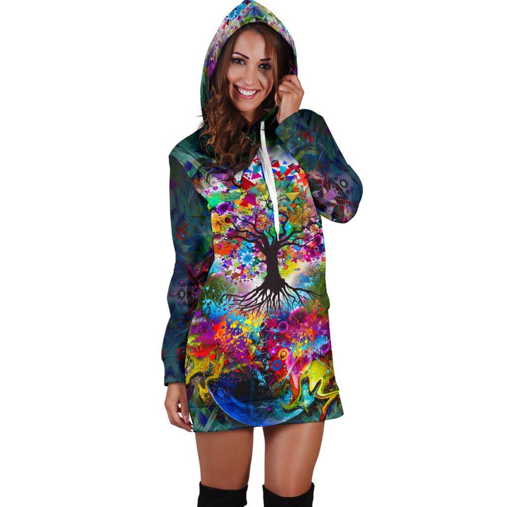 Tree Of Life Hoodie Dress