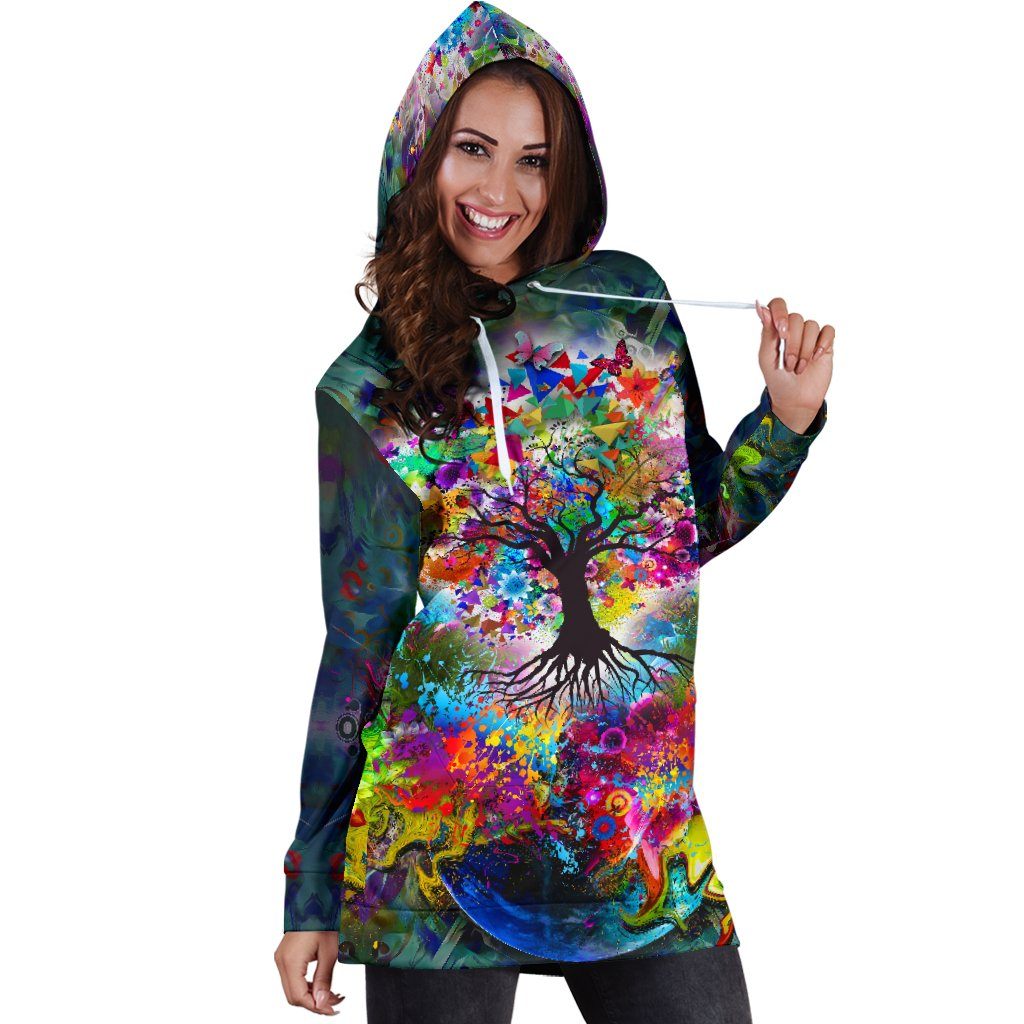 Tree Of Life Hoodie Dress