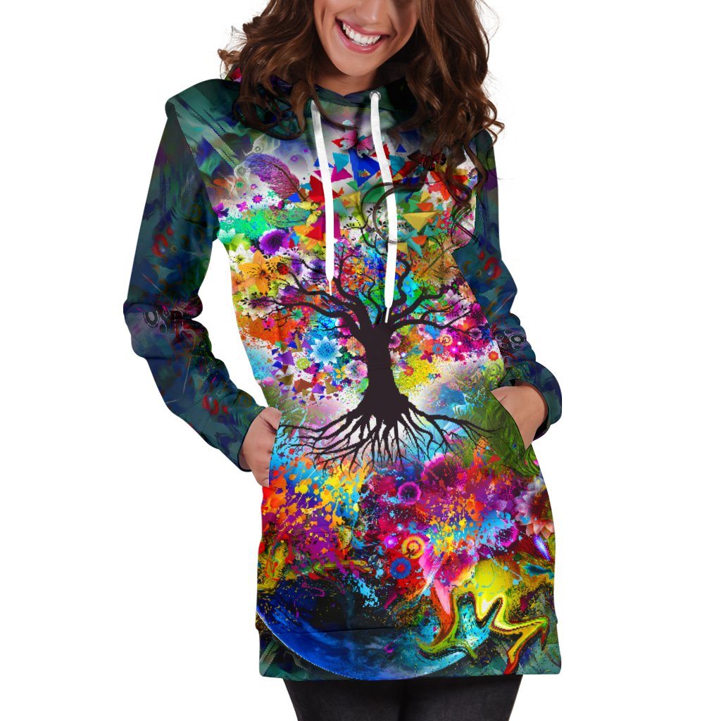 Tree Of Life Hoodie Dress