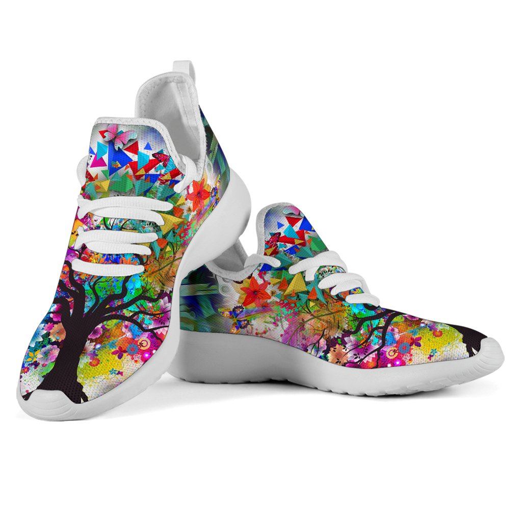 Tree Of Life Mesh Knit Sneakers