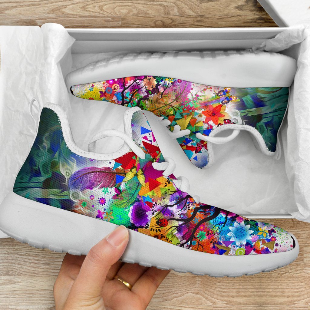 Tree Of Life Mesh Knit Sneakers