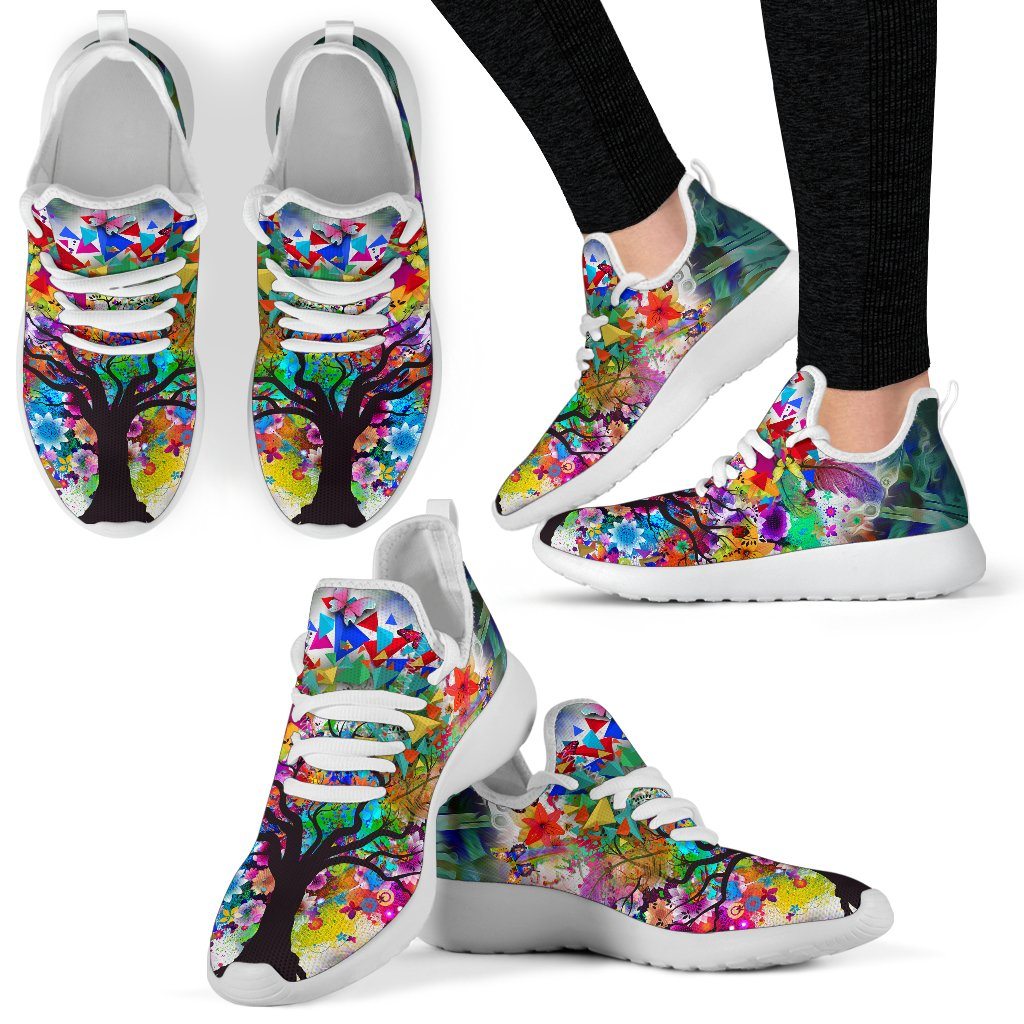 Tree Of Life Mesh Knit Sneakers