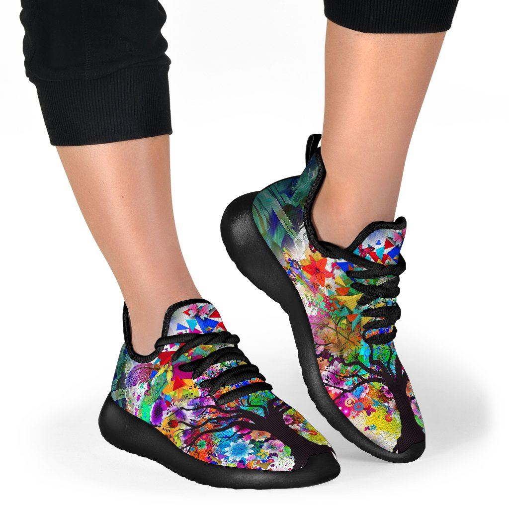 Tree Of Life Mesh Knit Sneakers
