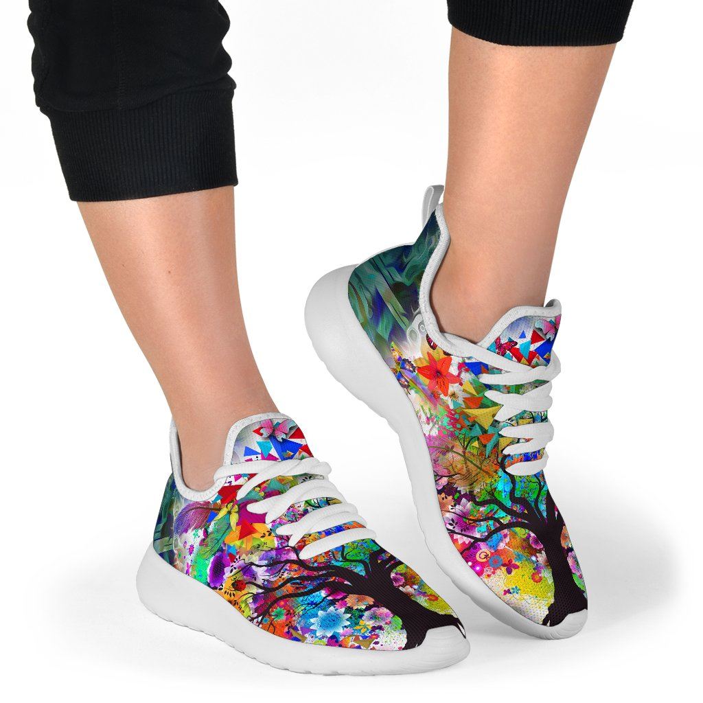 Tree Of Life Mesh Knit Sneakers