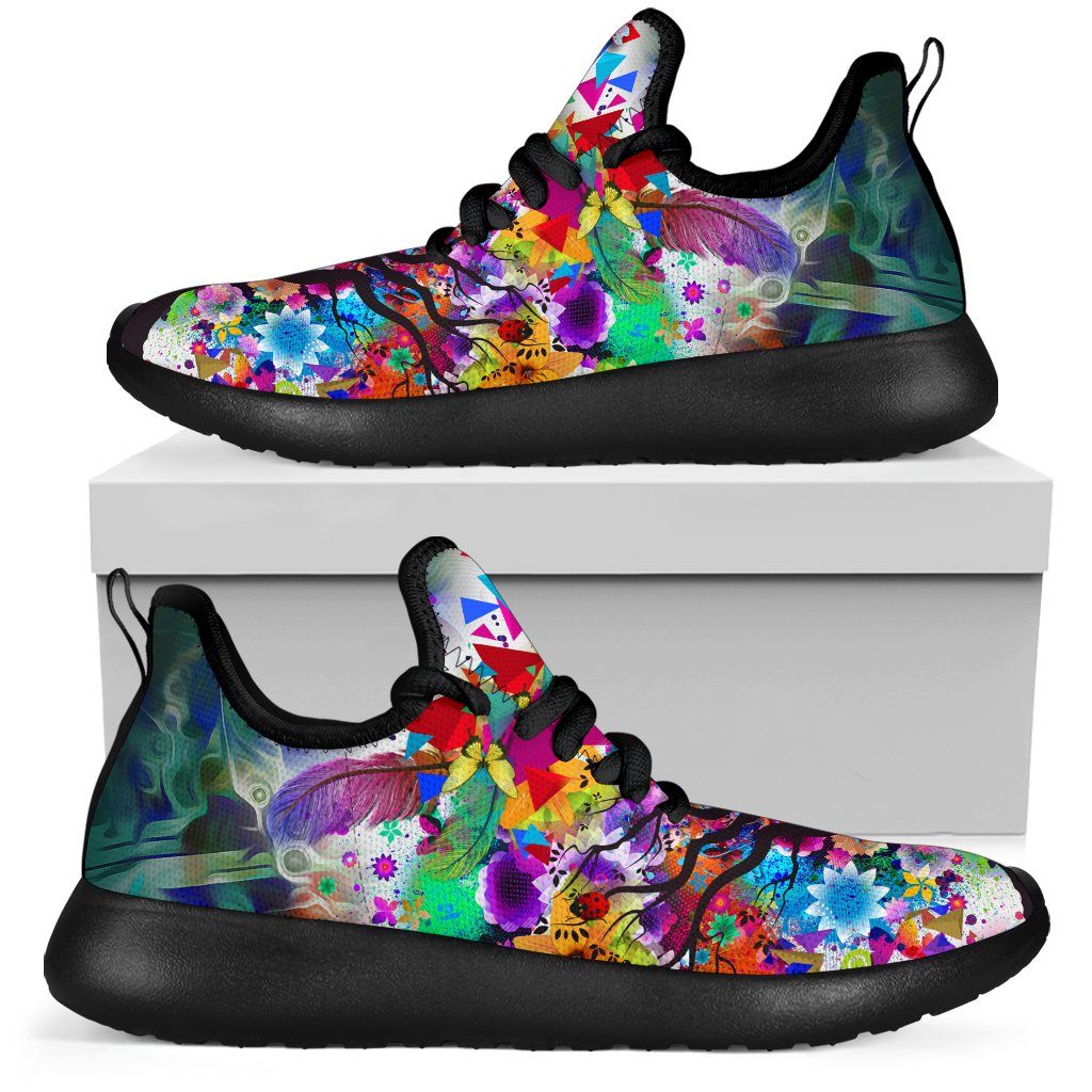 Tree Of Life Mesh Knit Sneakers