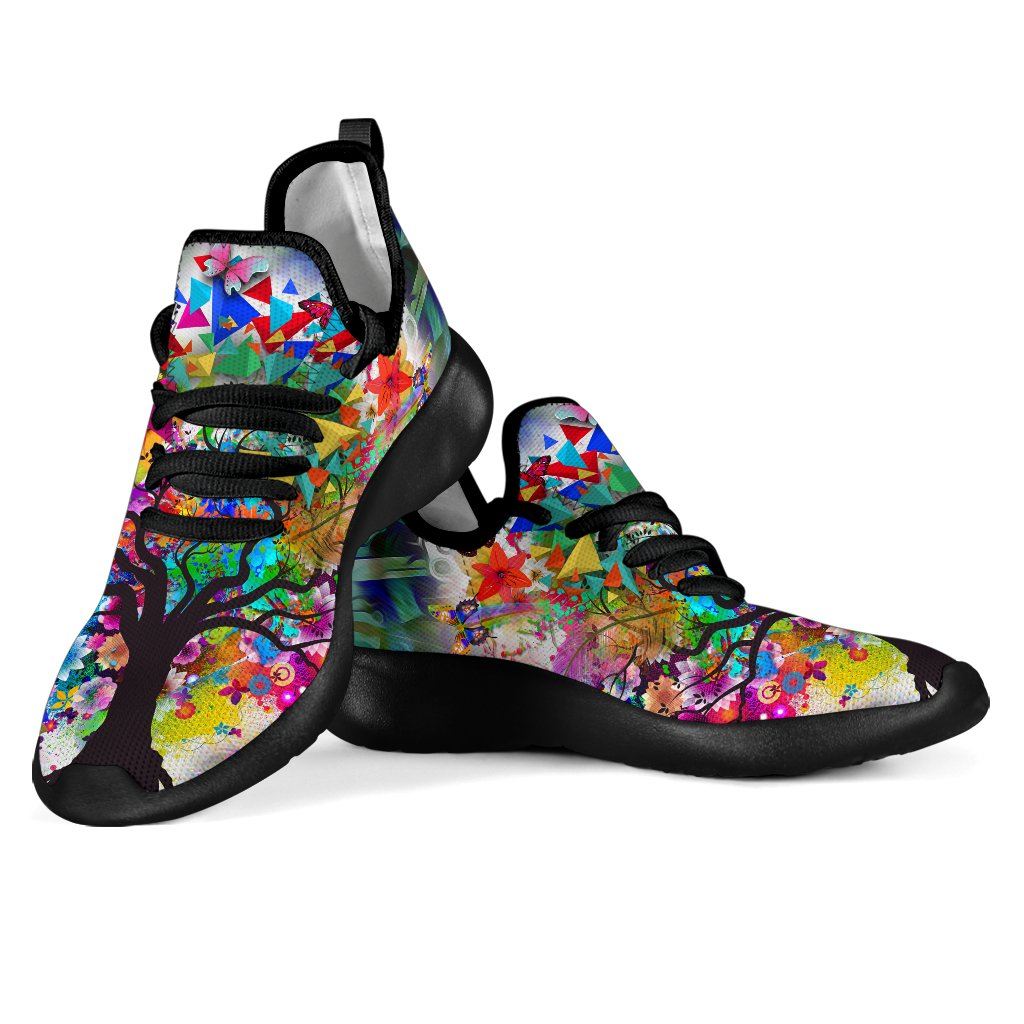 Tree Of Life Mesh Knit Sneakers
