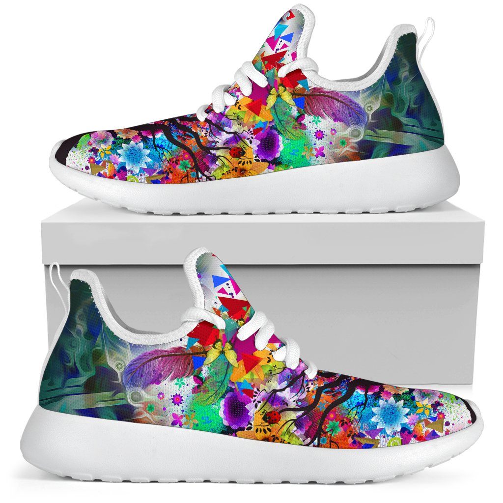 Tree Of Life Mesh Knit Sneakers